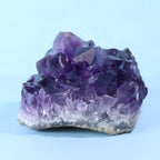 Uruguay amethyst cluster with sparkling violet and lavender quartz crystals