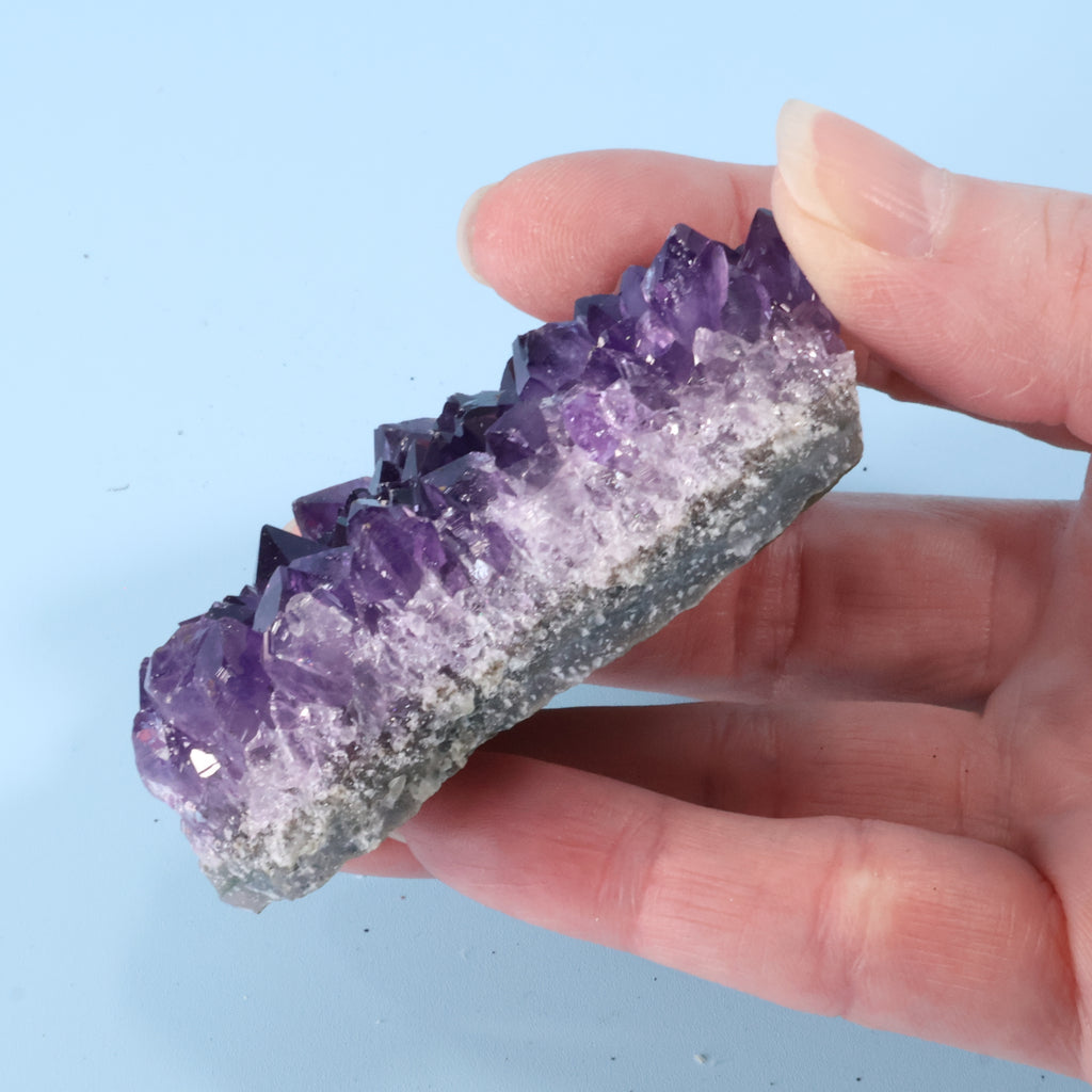 Uruguay Amethyst Crystal Cluster - Rich Purple (54)