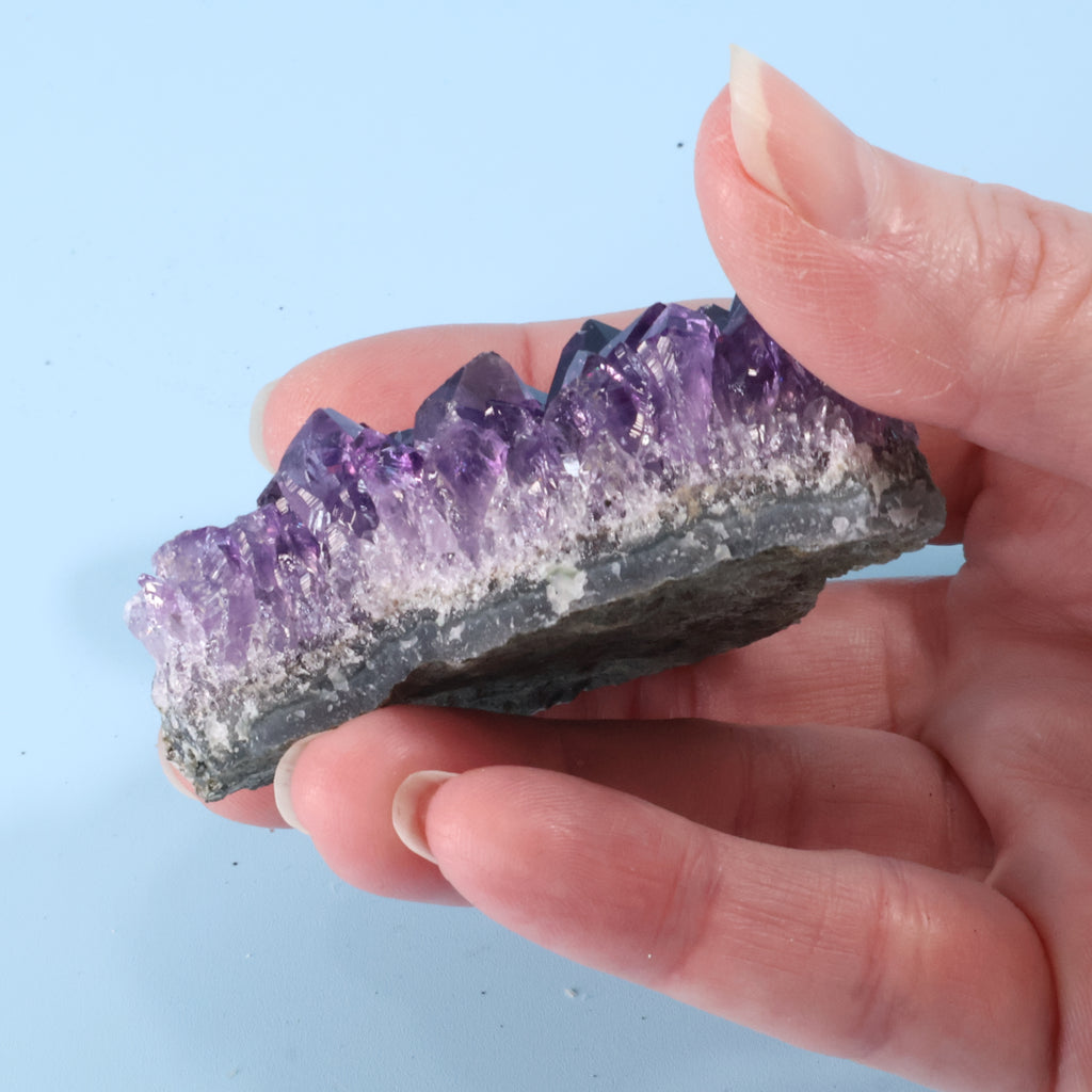 Uruguay Amethyst Crystal Cluster - Rich Purple (54)