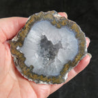 Coconut Geode - Coco2a - Quartz and Siderite