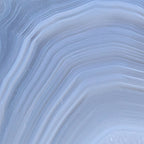 Coconut, Las Choyas Geode - "Don't Worry, Be Happy" - Blue Chalcedony, Parallax (35a)