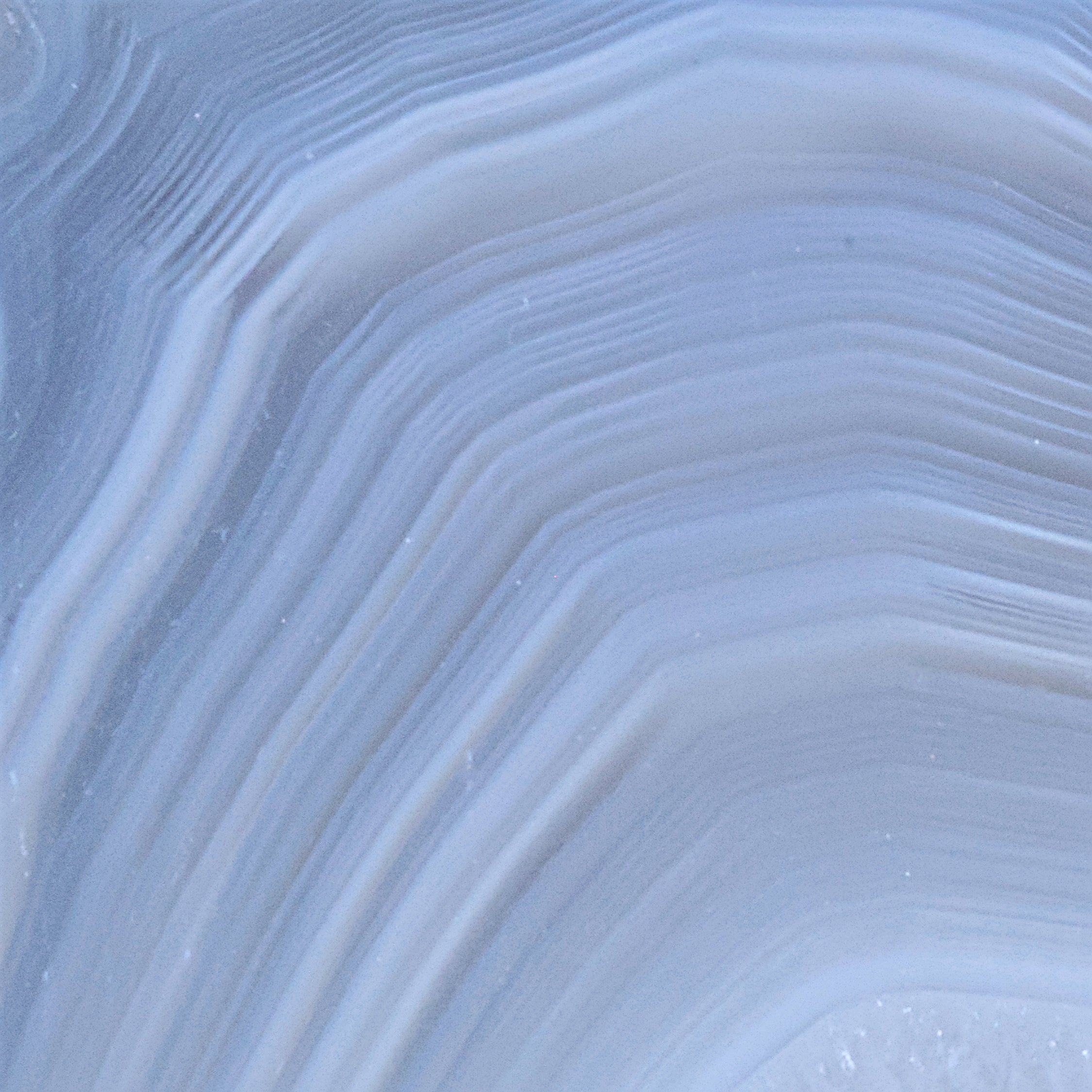 Coconut, Las Choyas Geode - "Don't Worry, Be Happy" - Blue Chalcedony, Parallax (35a)