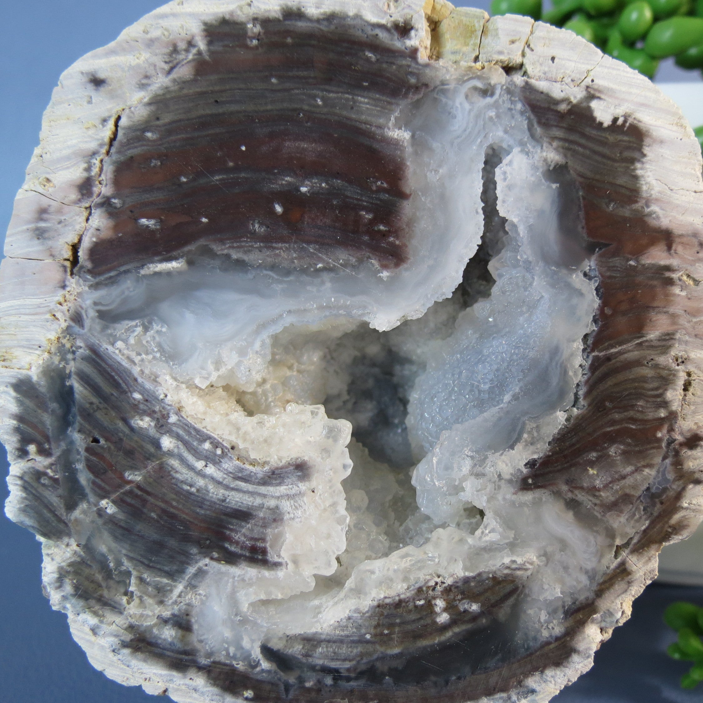 Druzy Mist Geode Thunderegg- Quartz - DM23b