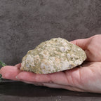 Candy Apple Geode 43a - Lots of Mini Quartz Crystals, Including Smokey Quartz