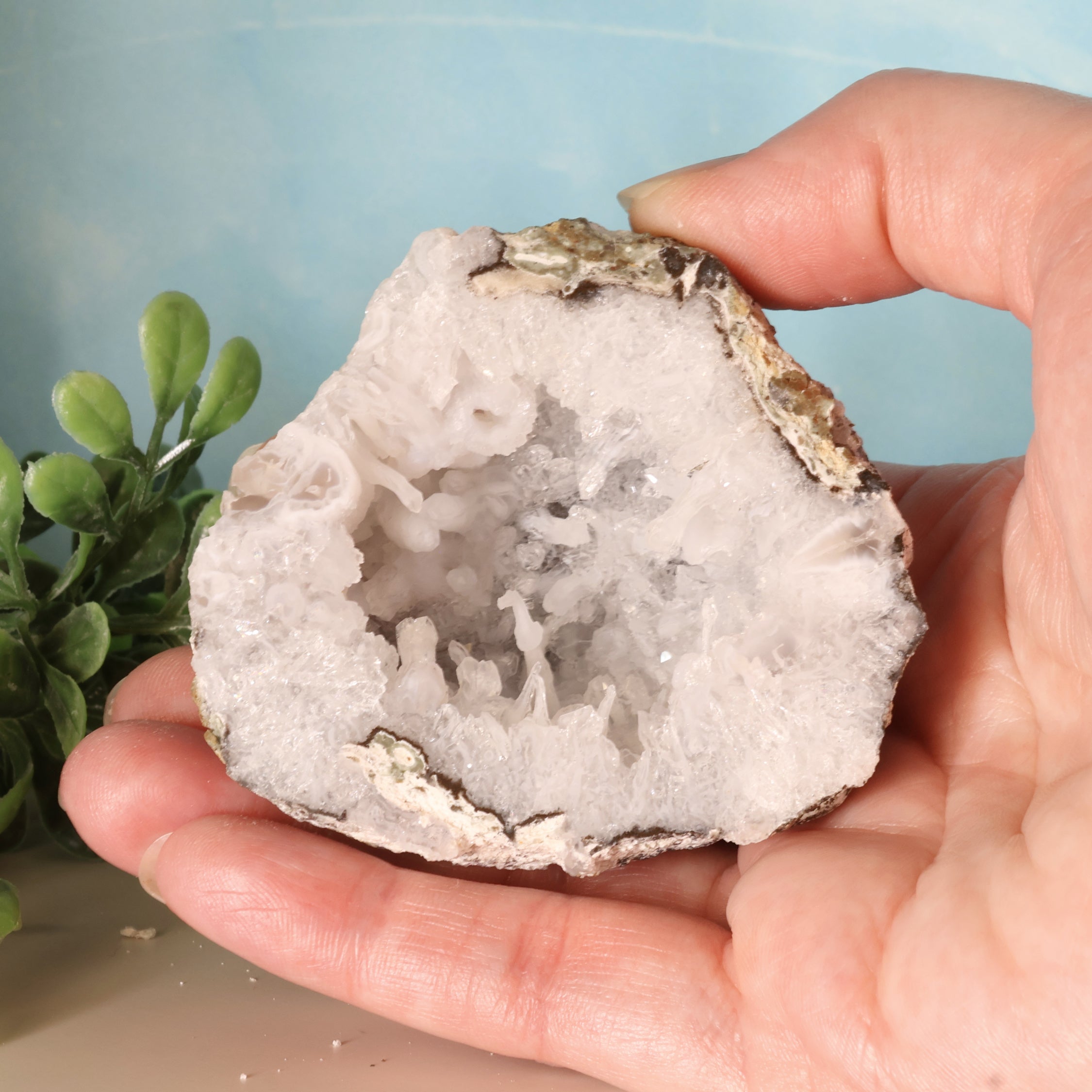 Trancas Geode 37b - Scepter Quartz Formations