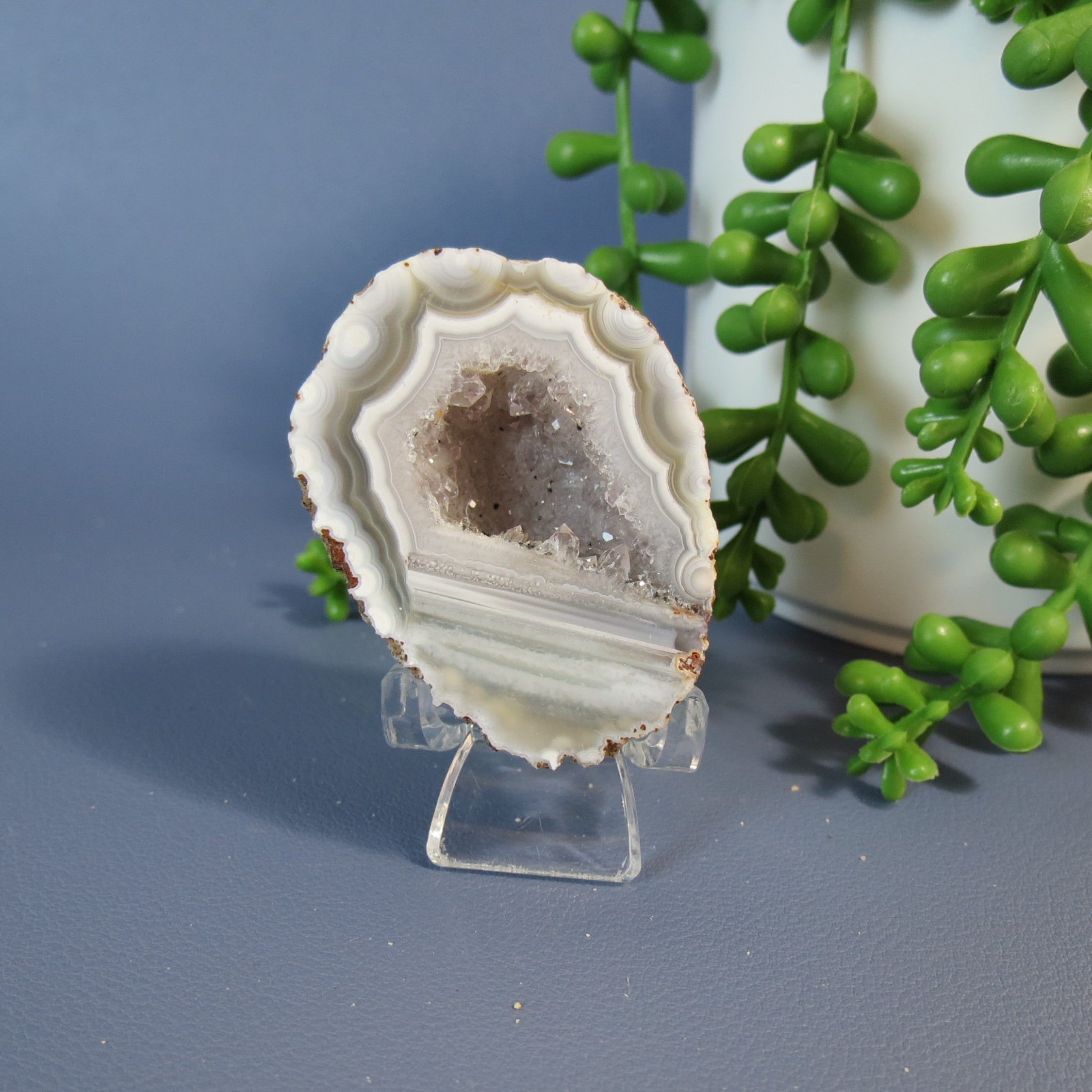 Oco Geode - Agate - Shadow Banding - Orbs - Waterline - Oco25a