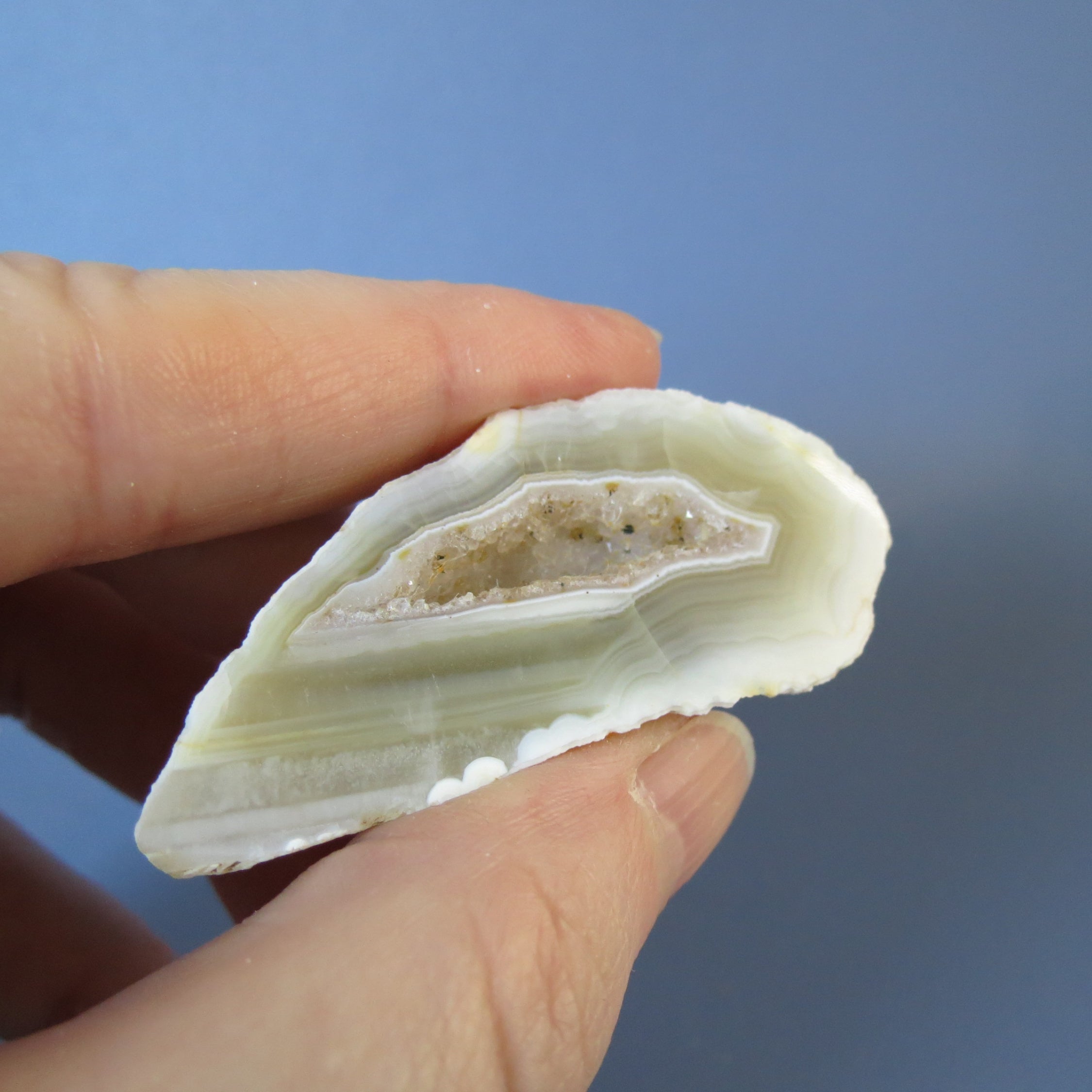 Oco Geode - Yellow Agate - Waterline - Oco30a