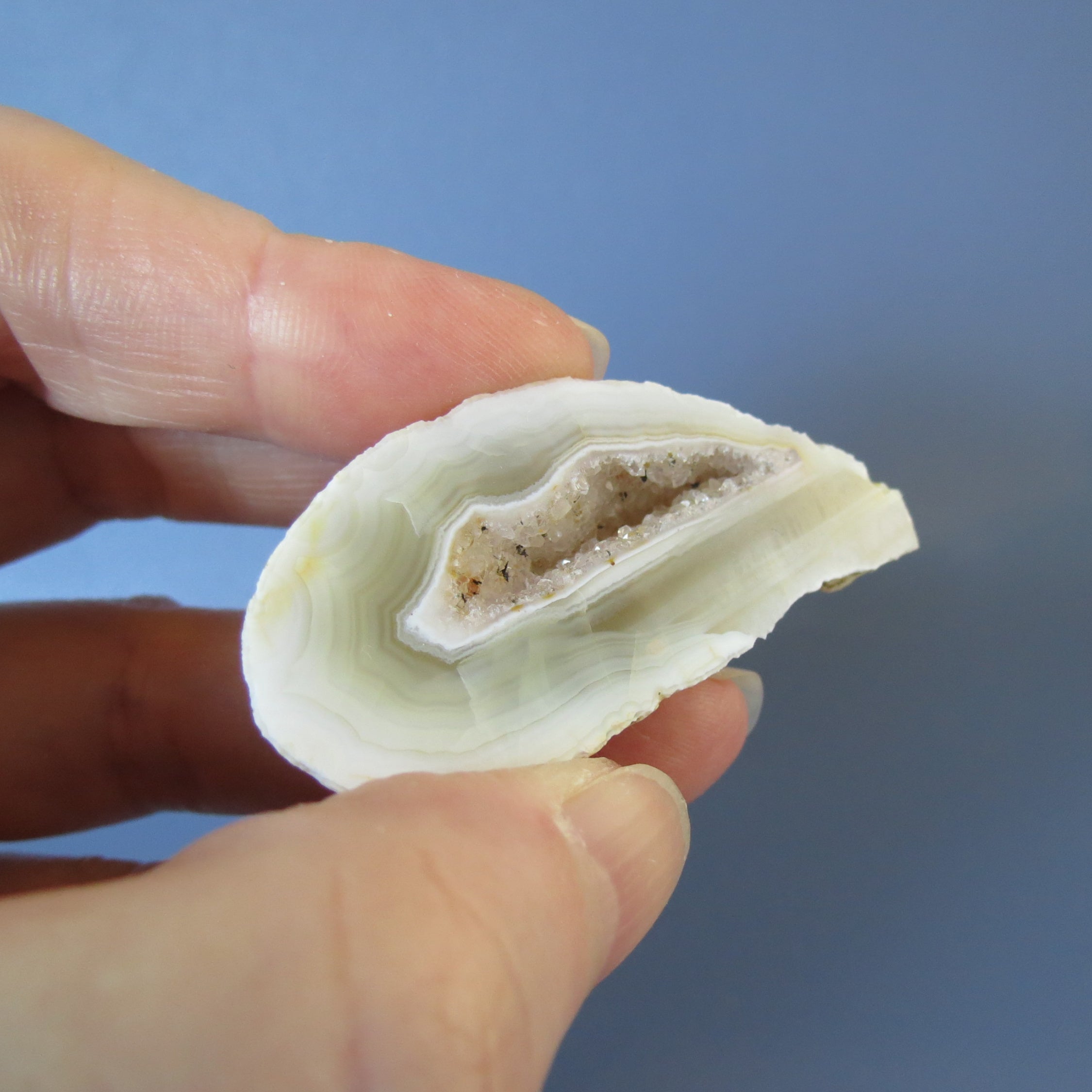 Oco Geode - Yellow Agate - Waterline - Oco30b