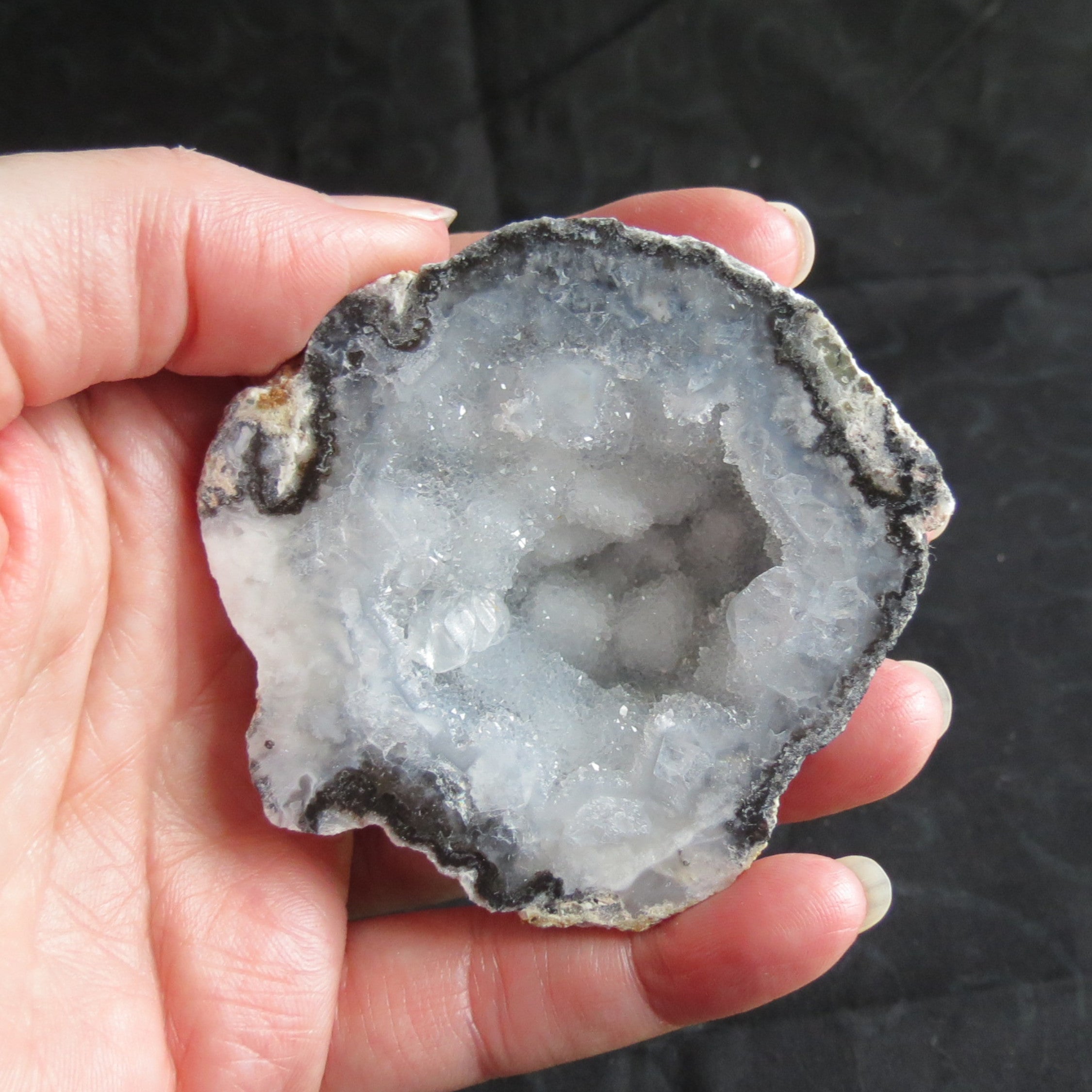 Trancas Geode - Tra10a - Agate, Druzy Quartz