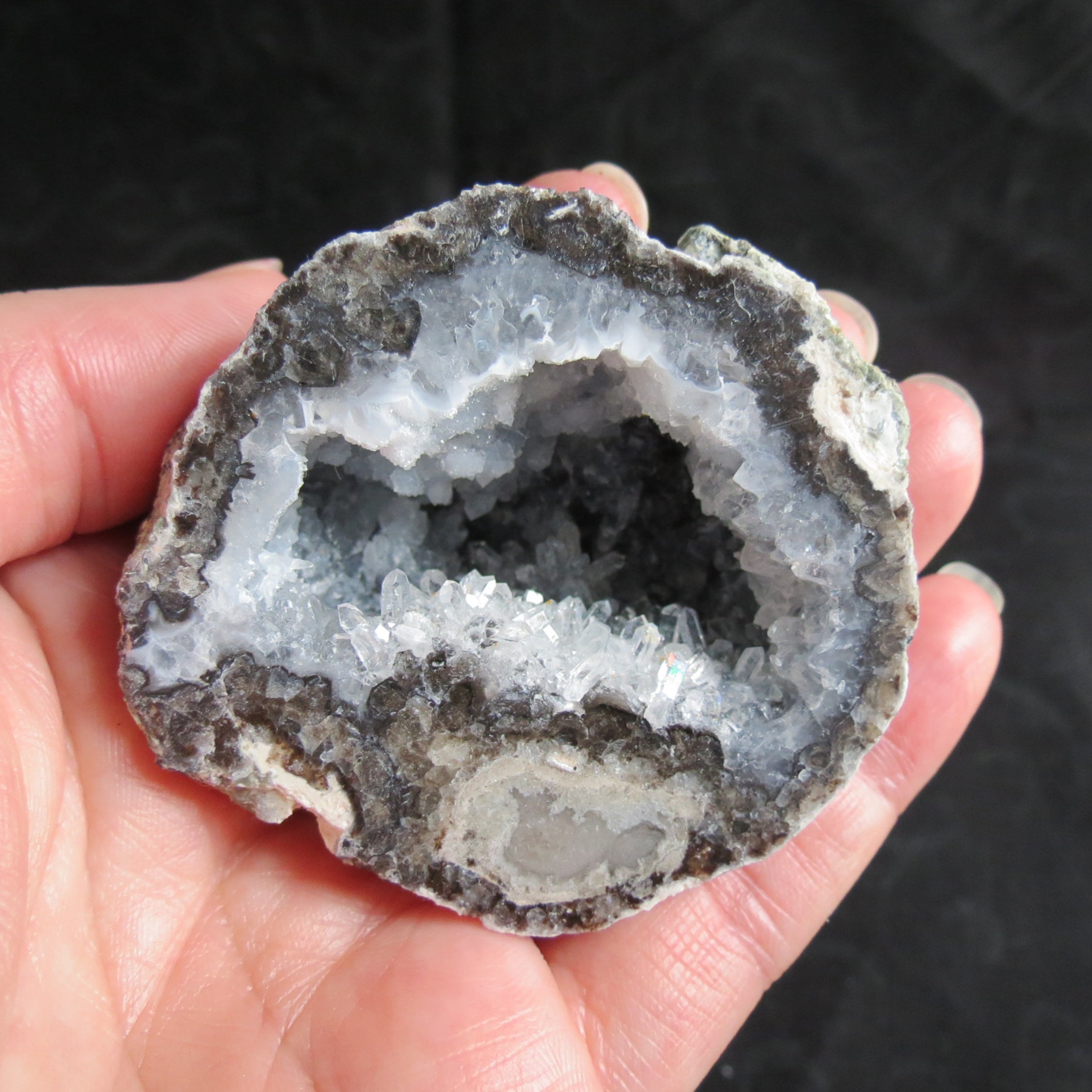 Trancas Geode - Tra3a - Quartz Crystals & Druzy