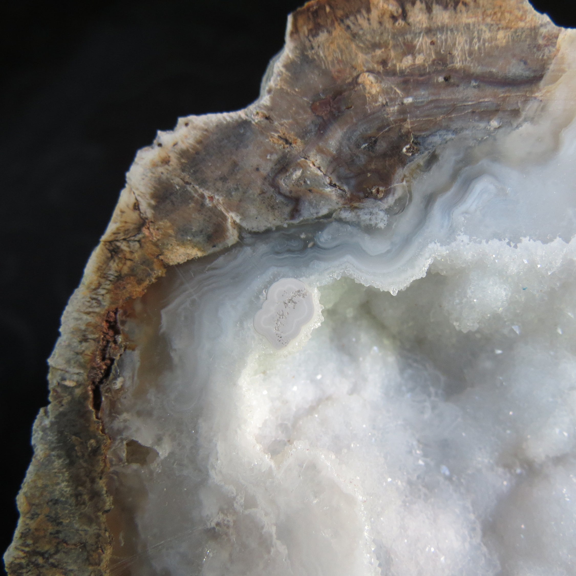 Druzy Mist Geode - DM5a - Druzy Galaxy Agate