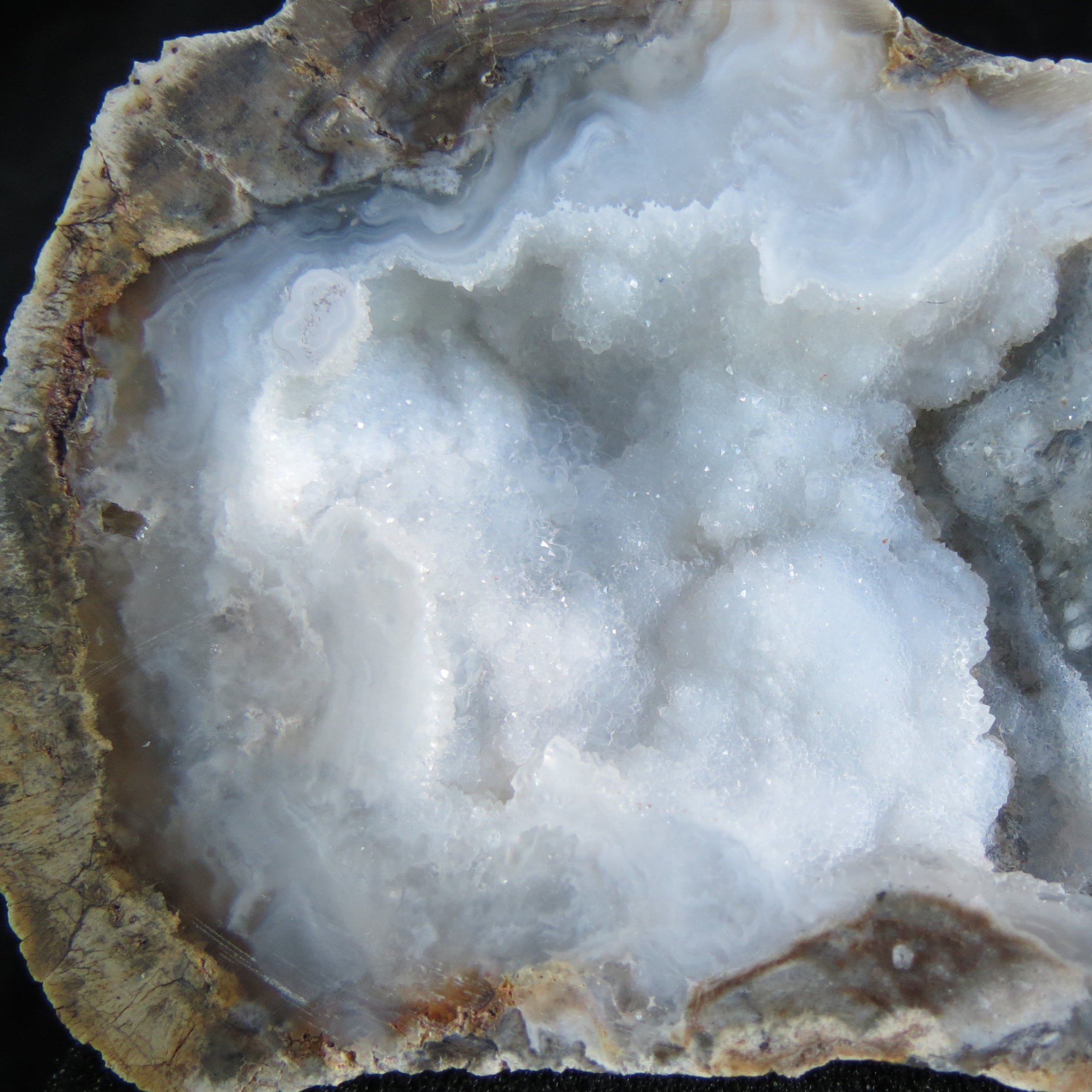 Druzy Mist Geode - DM5a - Druzy Galaxy Agate